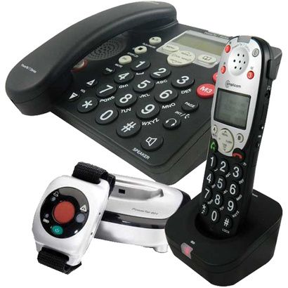 Buy Amplicom USA PowerTel 785 Responder Amplified DECT Corded Phone