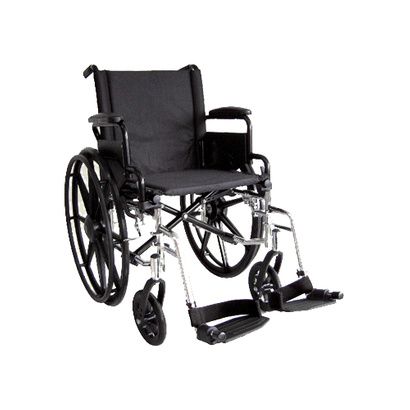 Buy ITA-MED 20 Inch Lightweight Wheelchair with Height Adjustable Back WR20-300
