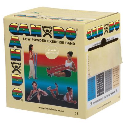 Buy CanDo Low Powder 25 Yard Exercise Band Rolls