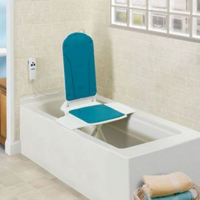Buy Sammons Bathmaster Sonaris Lift with Torquoise Seat And Back Cover