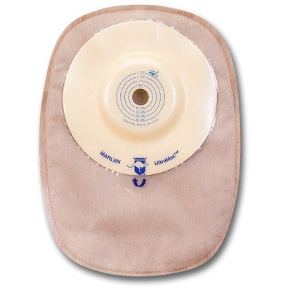 Buy Marlen UltraMax One-Piece Shallow Convex Opaque Closed-End Pouch With AquaTack Hydrocolloid Barrier