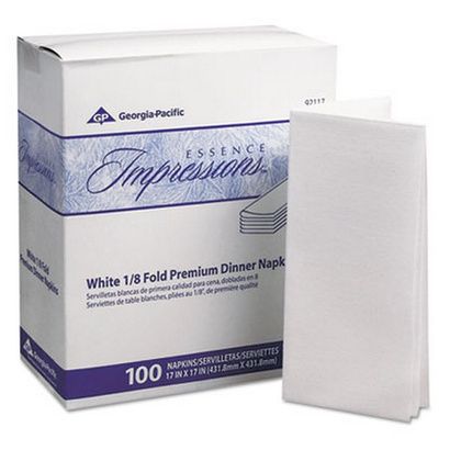 Buy Georgia Pacific Professional Essence Impressions 1/8-Fold Linen-Replacement Dinner Napkins
