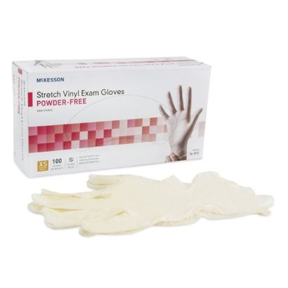 Buy McKesson Ivory Powder Free Stretch Vinyl Exam Gloves