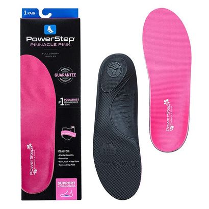 Buy Powerstep Pinnacle Full Pink Women Orthotic Shoe Insoles