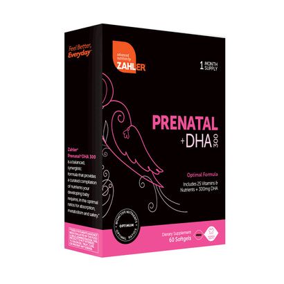 Buy Zahler Prenatal Plus DHA Softgels