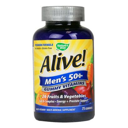 Buy Nature's Way Alive Men's 50+ Multi-Vitamins Gummies