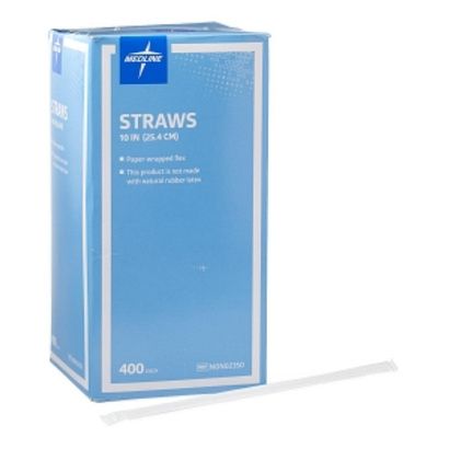 Buy Medline Flexible Plastic Drinking Straws