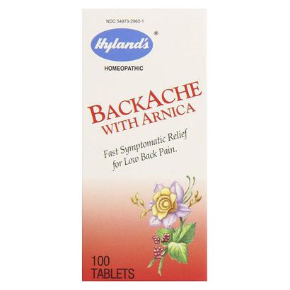 Buy Hylands Backache With Arnica Tablets