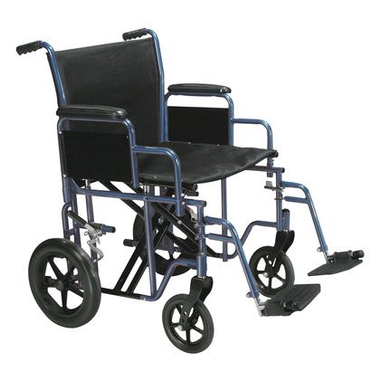Buy Drive Bariatric Steel Transport Chair With Swing-Away Footrests