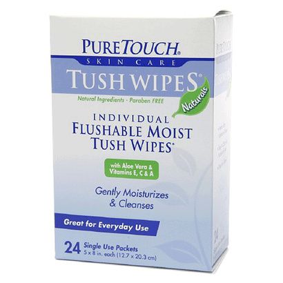 Buy PureTouch Flushable Moist Tush Wipes