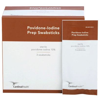 Buy Cardinal Health 10% Povidone-Iodine Prep Swabsticks