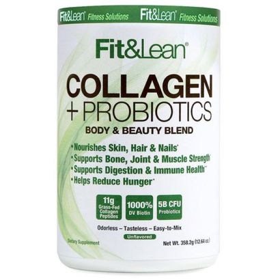 Buy Fit & Lean COLLAGEN PLUS PROBIOTICS Dietary Supplement