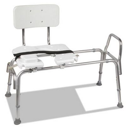 Buy DMI Heavy-Duty Sliding Transfer Bench with Cut-Out Seat