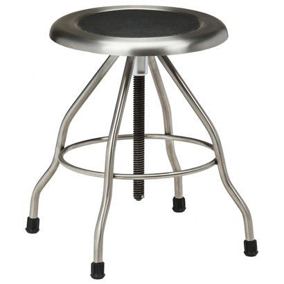 Buy Clinton Stainless Steel Stool with Rubber Feet