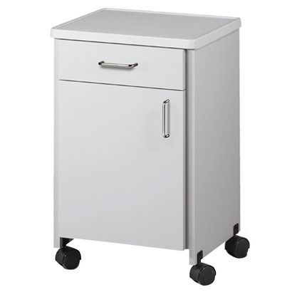 Buy Clinton Molded Top Mobile Bedside Cabinet