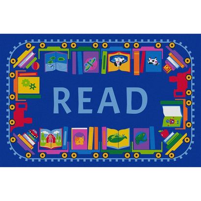 Buy Childrens Factory Angeles Reading Train Carpet