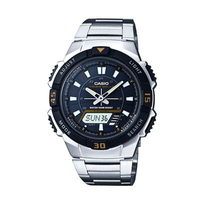 Buy Casio Ana/Digi Solar Powered Watch with Stainless Steel Band