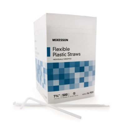 Buy McKesson Flexible Plastic Straws