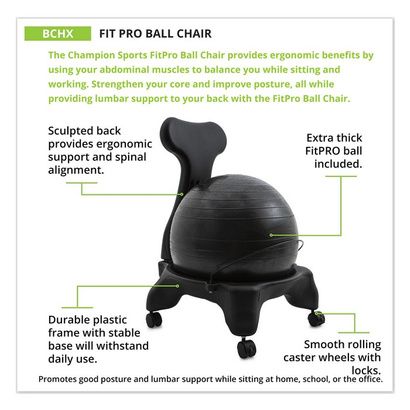 Buy Champion Sports FitPro Ball Chair