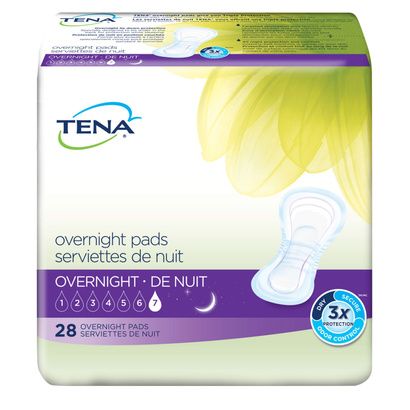 Buy TENA Overnight Pads - Heavy Absorbency