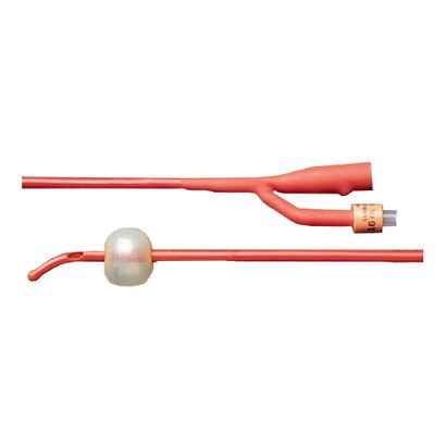 Buy Bard Bardex Lubricath Two-Way Tiemann Model Red Foley Catheter With 30cc Balloon Capacity