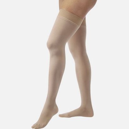 Buy BSN Jobst Relief 15-20 mmHg Closed Toe Thigh High With Silicone Dot Band Compression Stockings