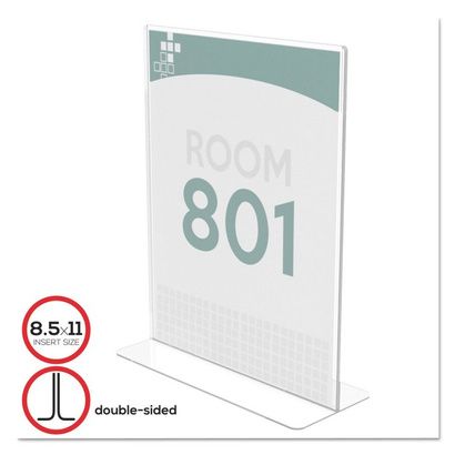 Buy deflecto Double-Sided Sign Holder