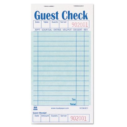 Buy AmerCareRoyal Guest Check Book