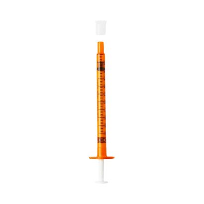Buy Becton Dickinson Amber Oral Syringes with Tip Cap