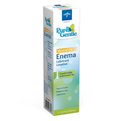 Buy Medline Pure and Gentle Disposable Mineral Oil Enema