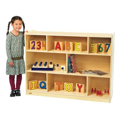 Buy Childrens Factory Angeles Birch Mobile Divide 3-Shelf Storage