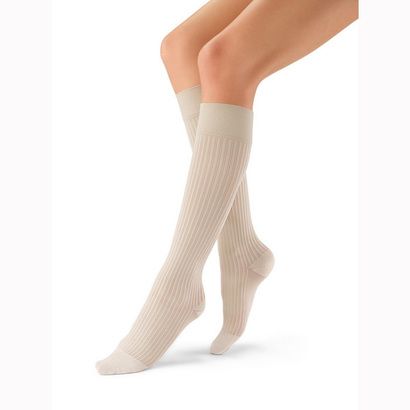 Buy BSN Jobst soSoft 15-20 mmHg Knee Ribbed Closed Toe Compression Stockings