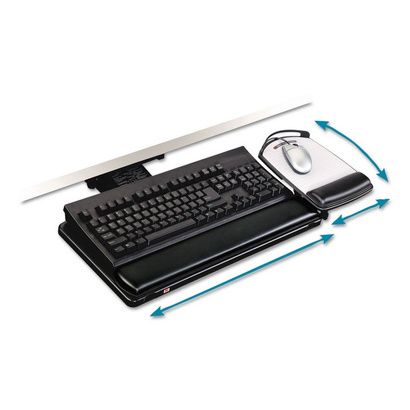Buy 3M Knob Adjust Keyboard Tray with Highly Adjustable Platform