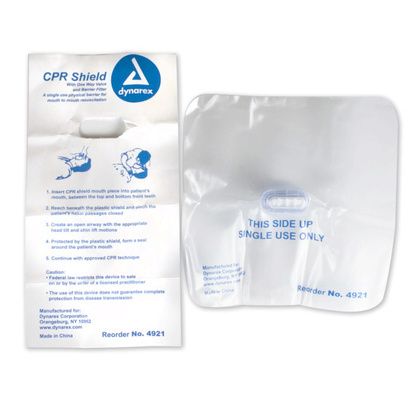 Buy Dynarex CPR Face Sheild with One Way Valve