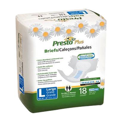 Buy Presto Plus Breathable Panel Briefs