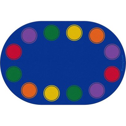 Buy Childrens Factory Learning Carpets Seating Dots Primary Educational Rug