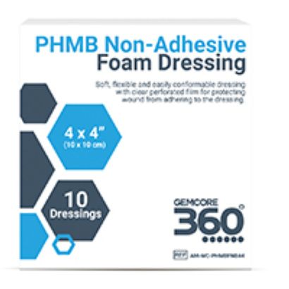 Buy GemCore PHMB Antimicrobial Non Border Foam Dressing