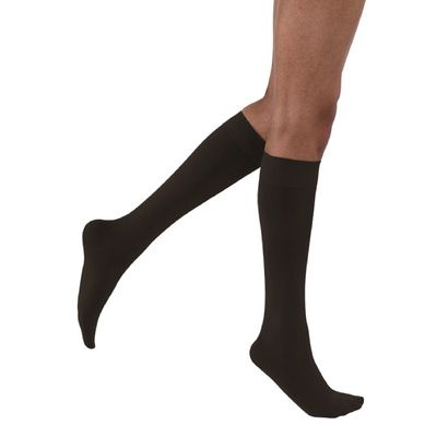 Buy BSN Jobst Opaque SoftFit 15-20 mmHg Closed Toe Black Knee High Compression Stockings