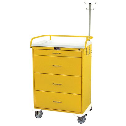 Buy Harloff Classic Tall Four Drawer Infection Control Cart With Key Lock