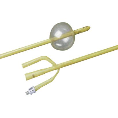 Buy Bard Three-Way Silicone Elastomer Coated Specialty Latex Foley Catheter With 30cc Balloon Capacity