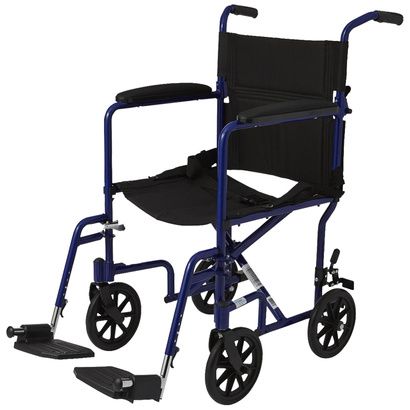 Buy Medline Basic Aluminum Transport Chair With Eight Inch Wheels
