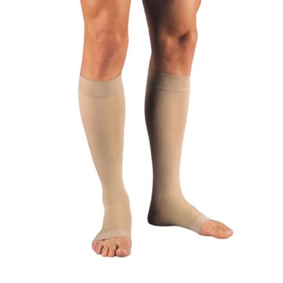 Buy BSN Jobst Relief 15-20 mmHg Petite Open Toe Knee High Compression Stockings