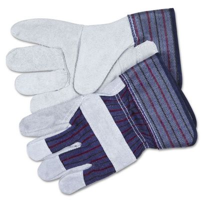 Buy MCR Safety Mens Split Leather Palm Gloves