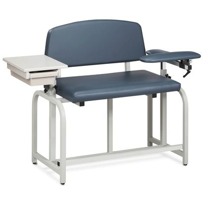 Buy Clinton Lab X Series Bariatric Extra-Tall Draw Chair with Padded Flip Arm and Drawer