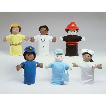 Buy Childrens Factory Career Hand Puppets