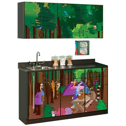 Buy Clinton Pediatric Fun Series Cool Park Campgrounds Base and Wall Cabinets