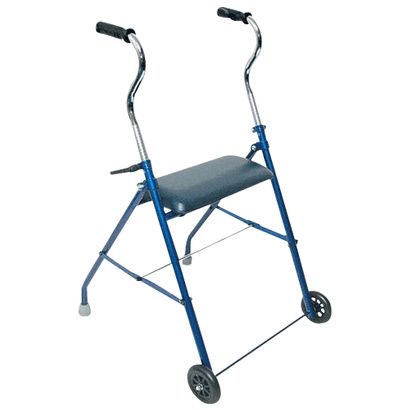Buy Mabis DMI Steel Walker with Wheels And Seat