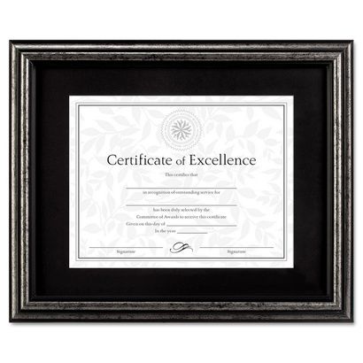 Buy DAX Antique Brushed Charcoal Wood Document Frame