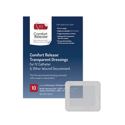 Buy Comfort Release Transparent Dressings For IV Catheter And Other Wound Securement
