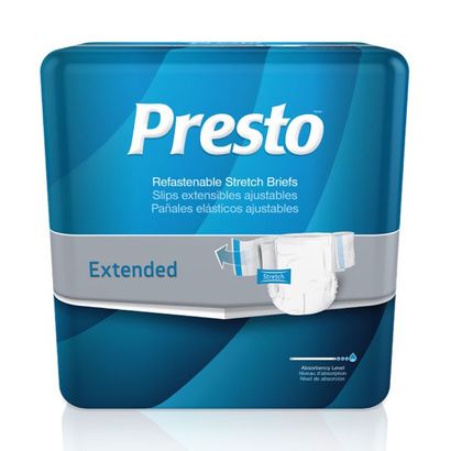 Buy Presto Breathable Stretch Briefs - Extended Absorbency